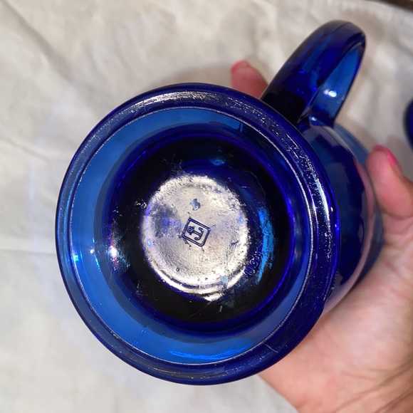 Vintage Cobalt Blue Pedestal Starbucks Mug - Picture 6 of 6